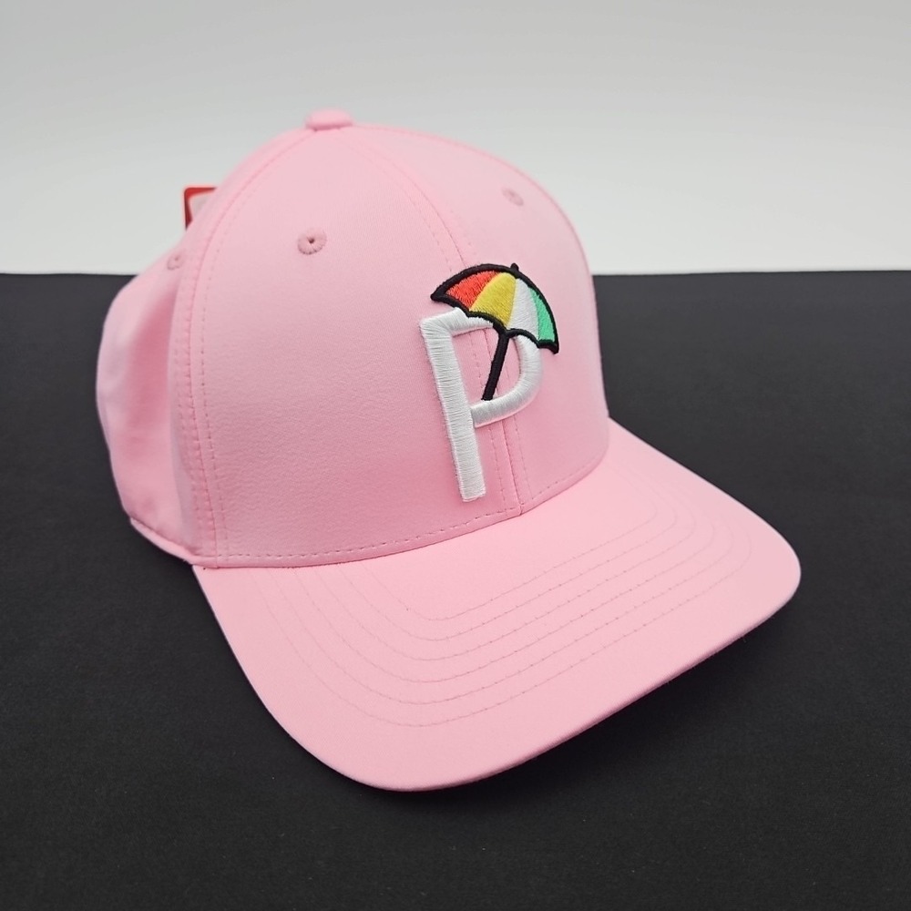 Puma Golf x Arnold Palmer Men's 110 FlexFIT Pink Snapback Golf Hat New